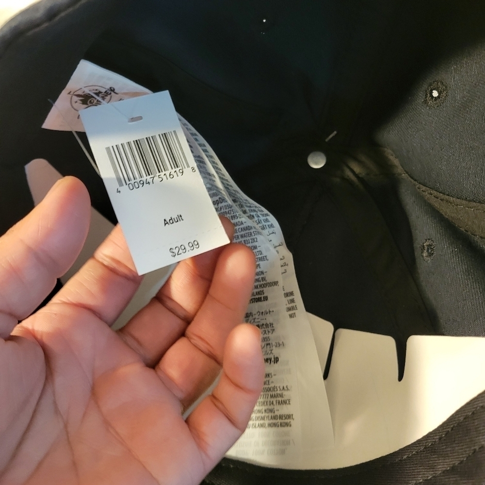 Disneyland Resort Black Cap Unisex - Picture 5 of 7